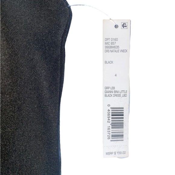 ‼️NWT‼️ GIANNI BINI | Little Black Dress | Size 4 - Picture 4 of 6
